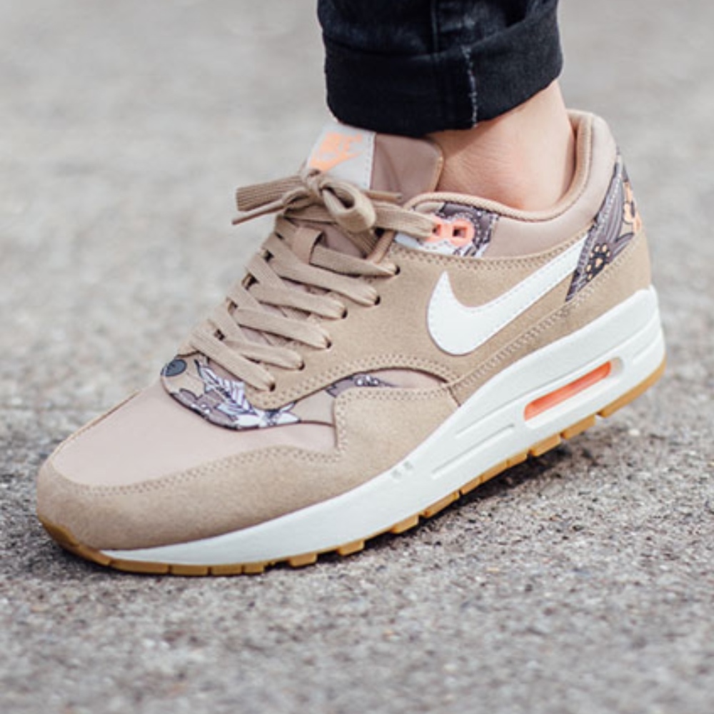 nike | air max 1 aloha rattan tropical print sz 7